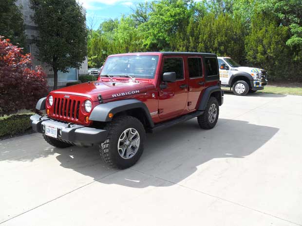 completed auto body repairs