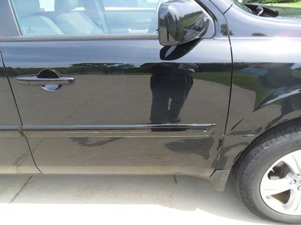 auto body damage before