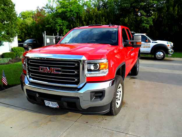 completed auto body repairs